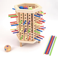 Wooden Stick Game Toy for Balance Math Skills and Patience Training
