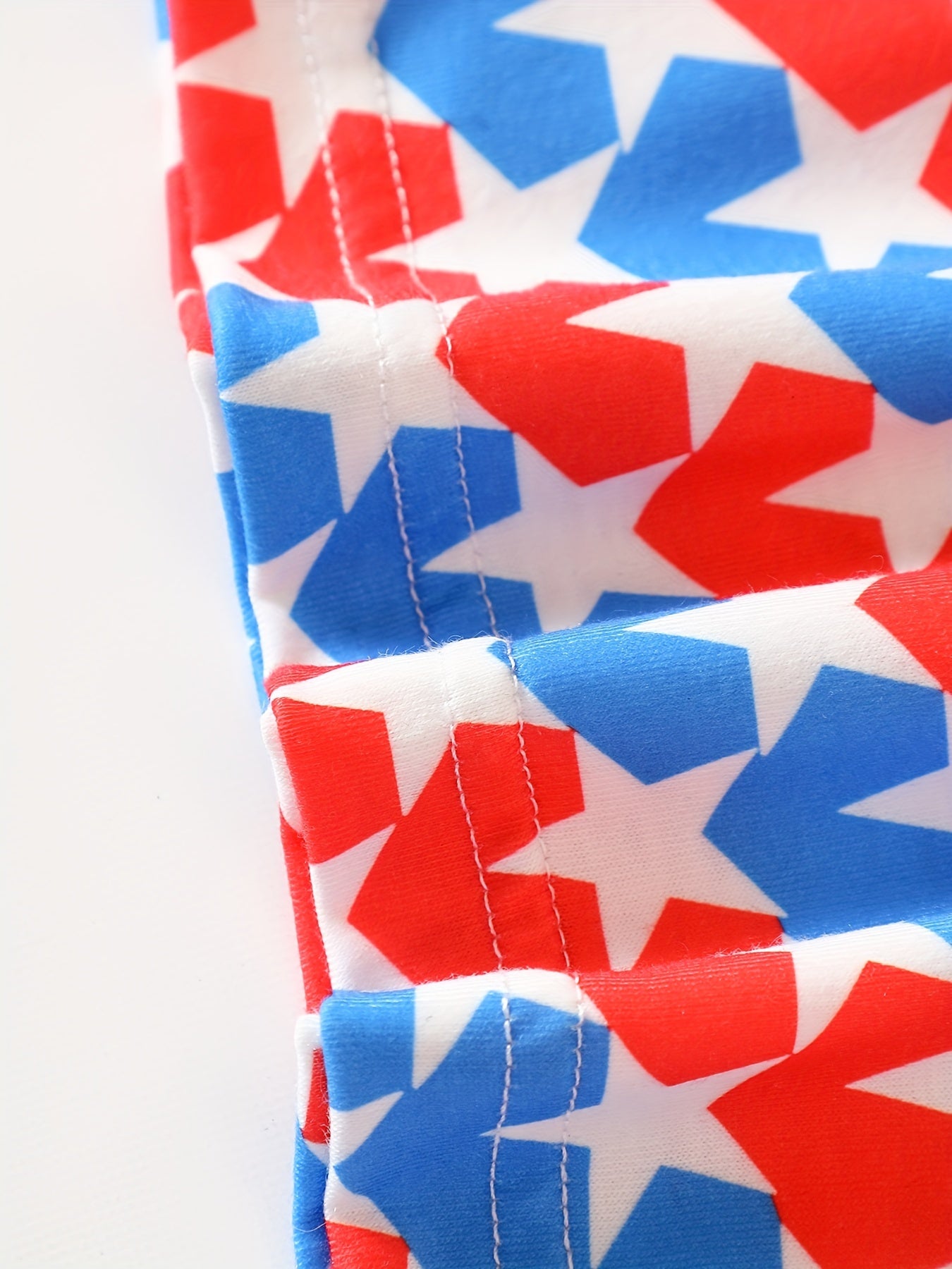 Star Print Block Polo Shirt for Baby Boys