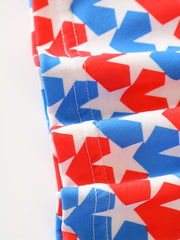 Star Print Block Polo Shirt for Baby Boys