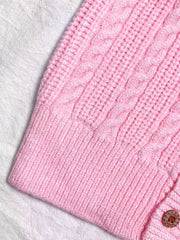 Baby Girl V Neck Knitted Sweater Cardigan Vest