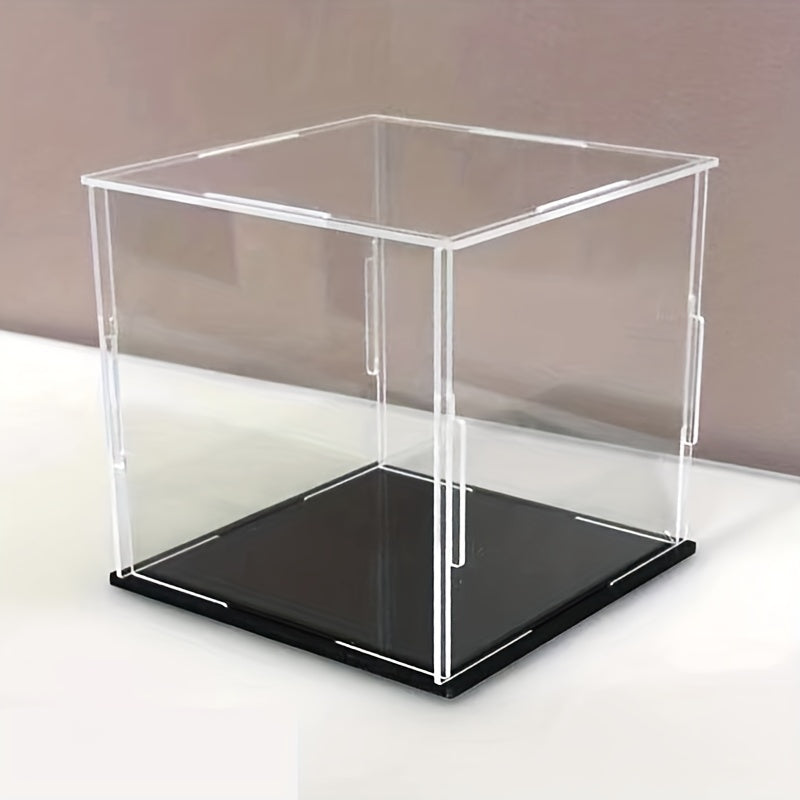 Square Display Box Castle Building Block Blind Box Clay Plastic Box