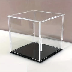 Square Display Box Castle Building Block Blind Box Clay Plastic Box