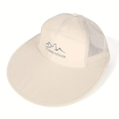 Mesh Sun Hat UV Protection Solid Visor Hat