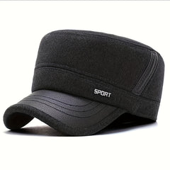 Winter Casual Windproof Warm Flat Cap For Middle aged And Elderly Men