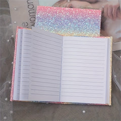 Rainbow Theme Colorful Notebook for Girls