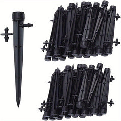 Adjustable Dripper Ground Plug 8 Hole Spray Head Gardening Watering Irrigation