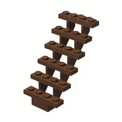 5pcs Building Block Staircase Character Christmas Architectural DIY Toys
