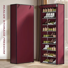 1pc Dustproof Shoe Rack Economical Household layer Shoe Cabinet Dormitory Shoe