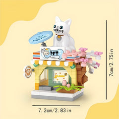 Street Shop Small Shop Building Block Micro Particle Bag