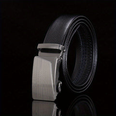 High Leather Men's Belt Business Casual Sports Car Automatic Buckle Belt