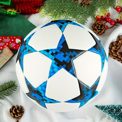 MYOKIA Hand Applied Leather Soccer Ball Seamless Size 5