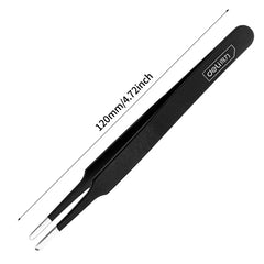 Precision Stainless Steel Eyebrow Tweezers for Jewelry Hobby