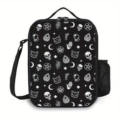 Funny Skeleton Insulated Lunch Bag Ice Pack Waterproof Picnic Bag