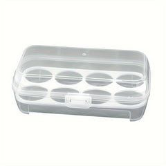 8 Grid Egg Holder Container Portable Storage Box for Camping