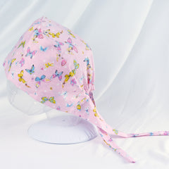 Cartoon Pattern Work Cap Adjustable Nurse Cap Lightweight Unisex Scrub Caps