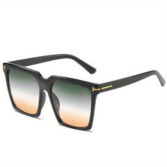 Oversized Square Sunglasses Casual Gradient UV400