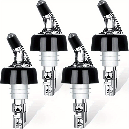 4pcs Auto Measured Bottle Pourers 1oz 30ml Home Bar Tools