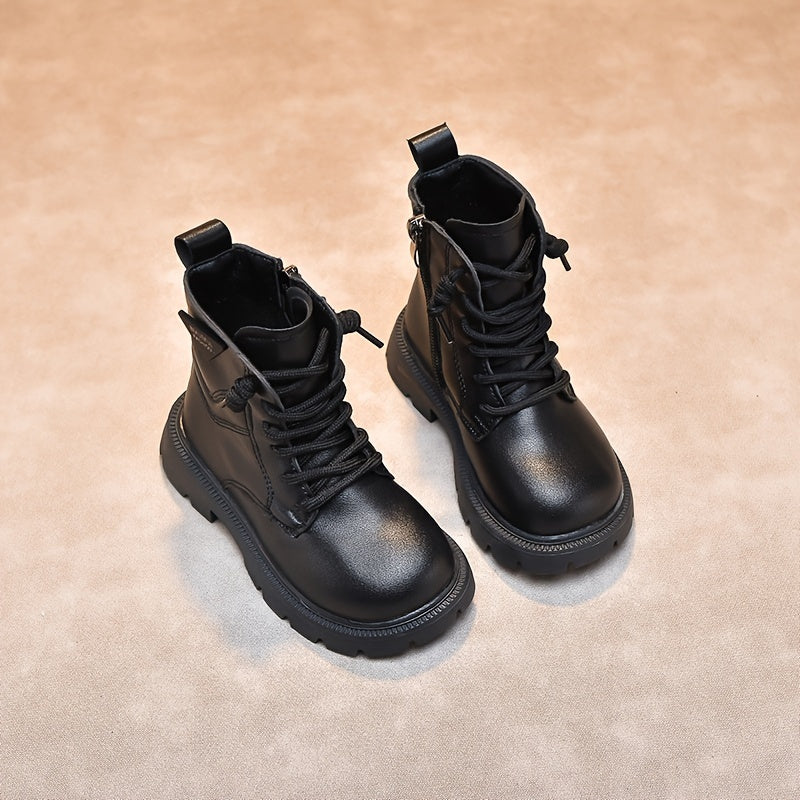 Vintage Ankle Boots With Zipper Lightweight Non Slip Boots For Girls