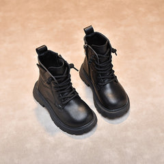 Vintage Ankle Boots With Zipper Lightweight Non Slip Boots For Girls