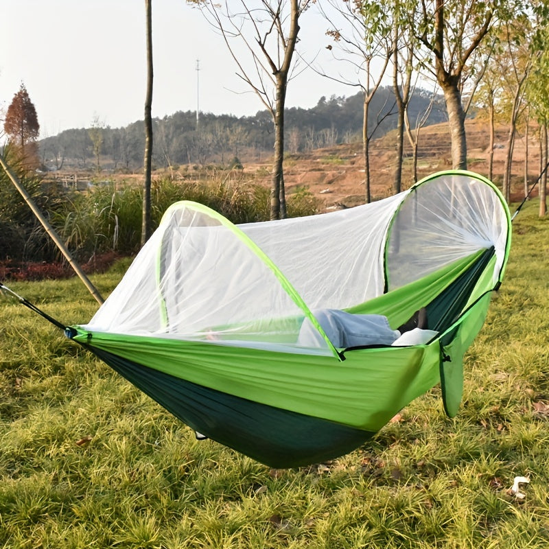 Automatic Quick Open Pole Mosquito Net & Hammock