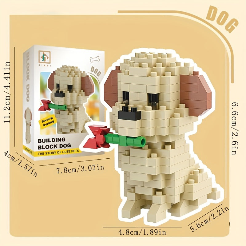 Animal Series Dog Education Assembly Blocks for Young People