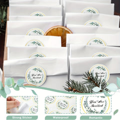 960pcs Invitation Envelope Seals for Wedding Party Bridal Birthdays Graduation