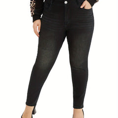 High Rise Stretch Skinny Jeans