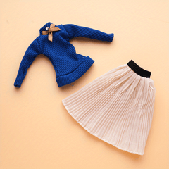 Casual Dress Outfit for 29.97 cm Doll DIY Dollhouse Toys