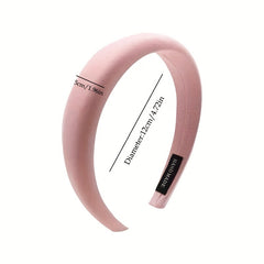 Sweet Wide Non-slip Hair Hoop for Girls - Face Washing Sports Yoga Headwear