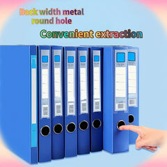 A4 Plastic Folding File Box Large Capacity File Storage Box