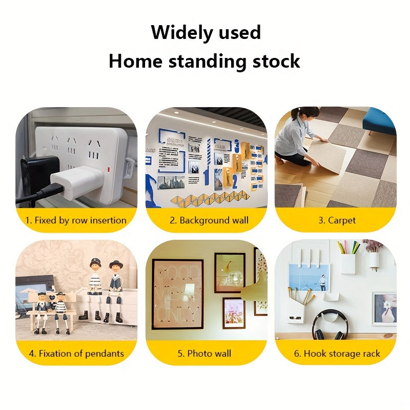 4pcs Acrylic Double-sided Tape Waterproof Adhesive Invisible Transparent