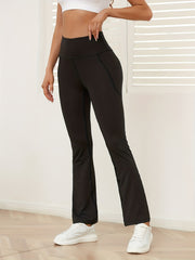 High Waist Flare Leggings Workout Bootleg Pants