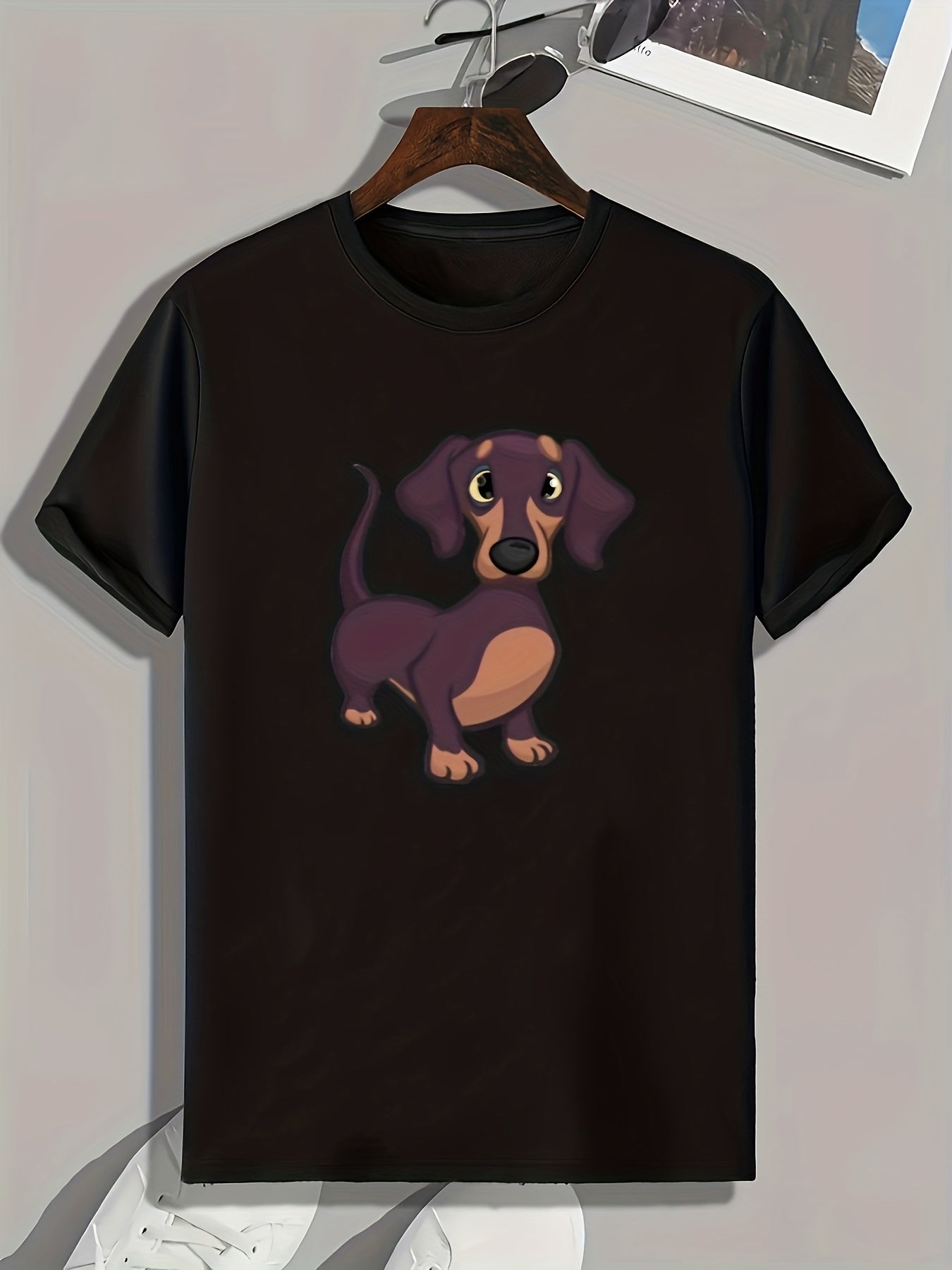 Dog Print Men's Graphic T shirt Casual Comfy Tees For Summer Mens Clothing