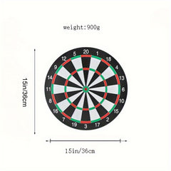 Professional Double Sided Dart Board Set with Accessories