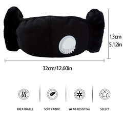 Cotton Winter Masks With Valve, Warm Mask With Goggles, PM2.5 Filter