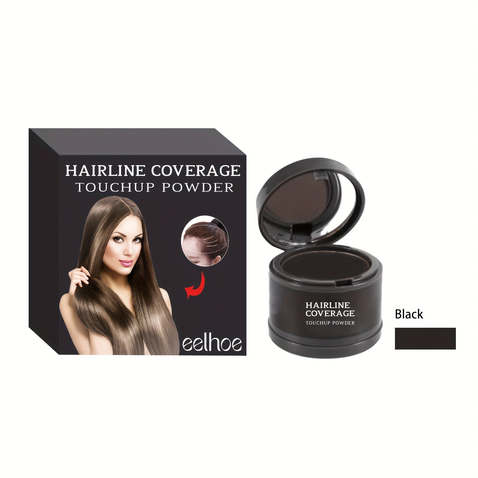 Hairline Covering Powder - Conceal Hairline for Thick Hair