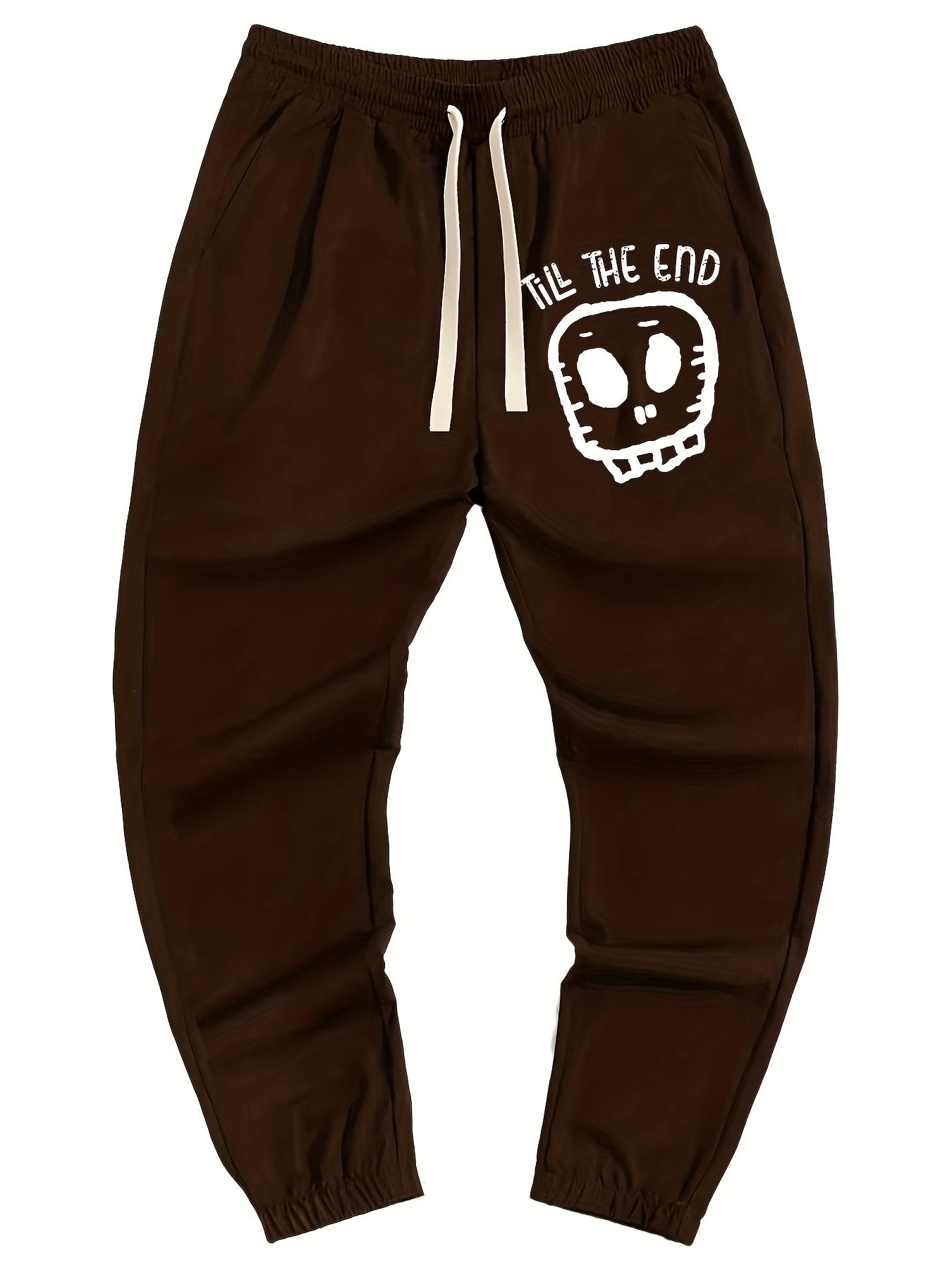 Men s Drawstring Pocket Sweatpants Loose Casual Comfy Jogger Pants