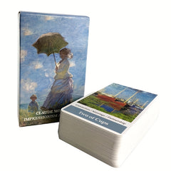 Claude Monet Tarot Deck Impressionism Art Tarot Card with Guidebook