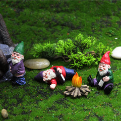 Drunken Gnomes Dwarf Garden Decor Outdoor Decorations Gift For Women