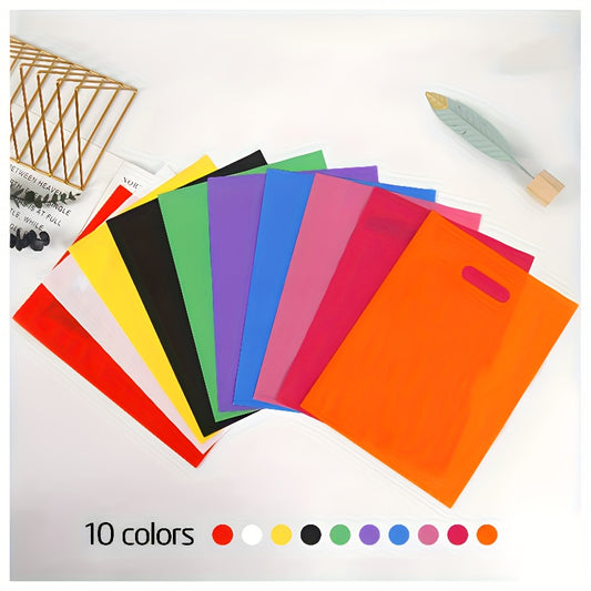 10pcs Plastic Party Gift Bags for Various Occasions