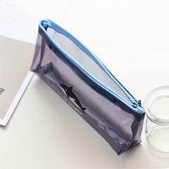 Whale PVC Pencil Case for School, Office, Home