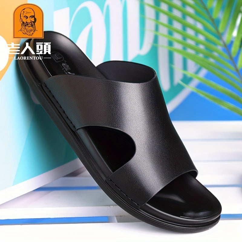 LAORENTOU Men's Non Slip Sandals Comfy Beach Shoes Summer