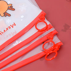Christmas Series File Bag Student Portable Stationery Storage Bag