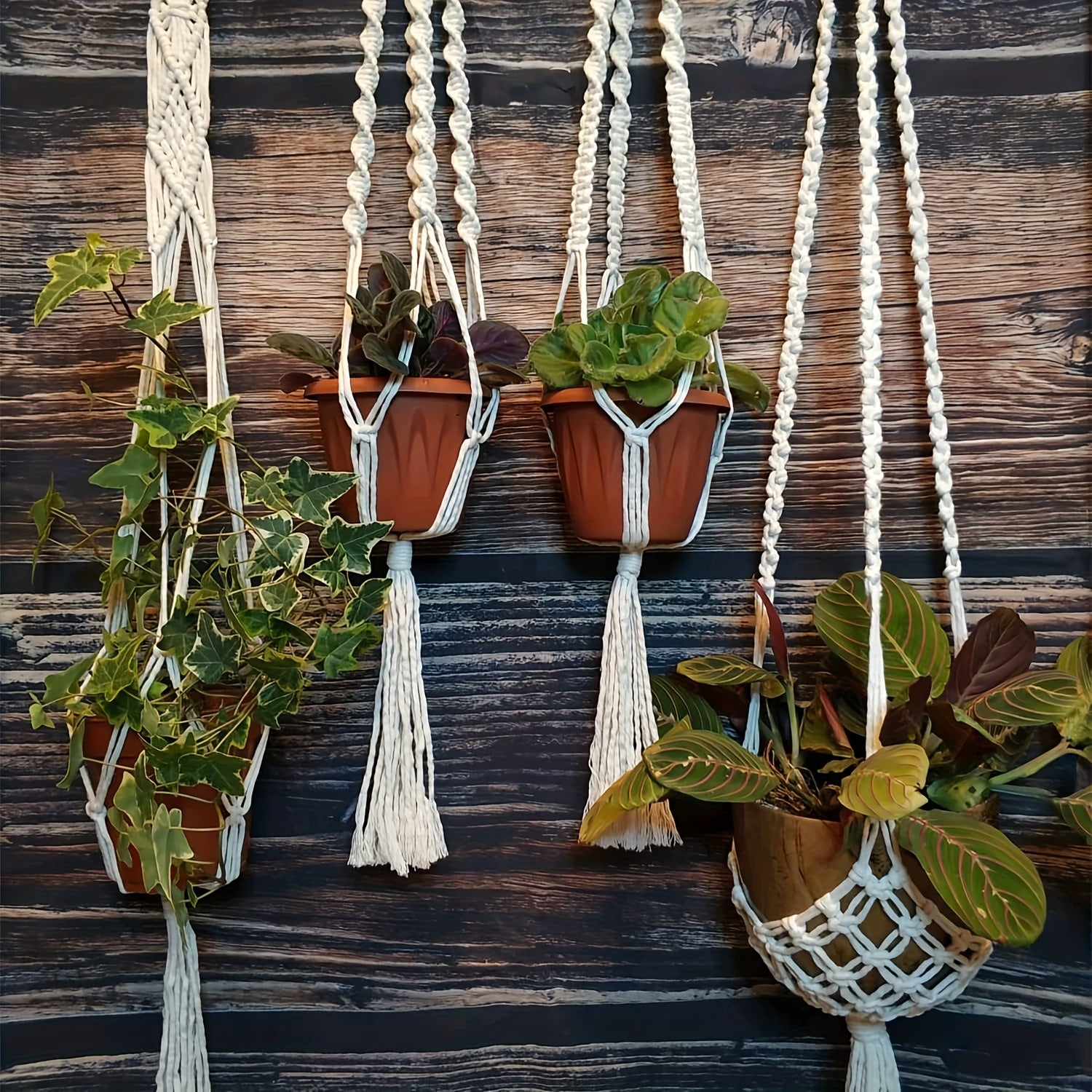 Natural Cotton Tassel Rope 3mm X 109 - Soft Twisted Flower Rope