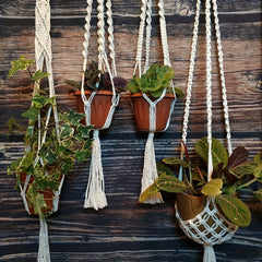 Natural Cotton Tassel Rope 3mm X 109 - Soft Twisted Flower Rope
