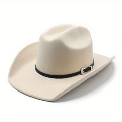 Classic Cowboy Hat Unisex Jazz Fedora Western Felt Hats