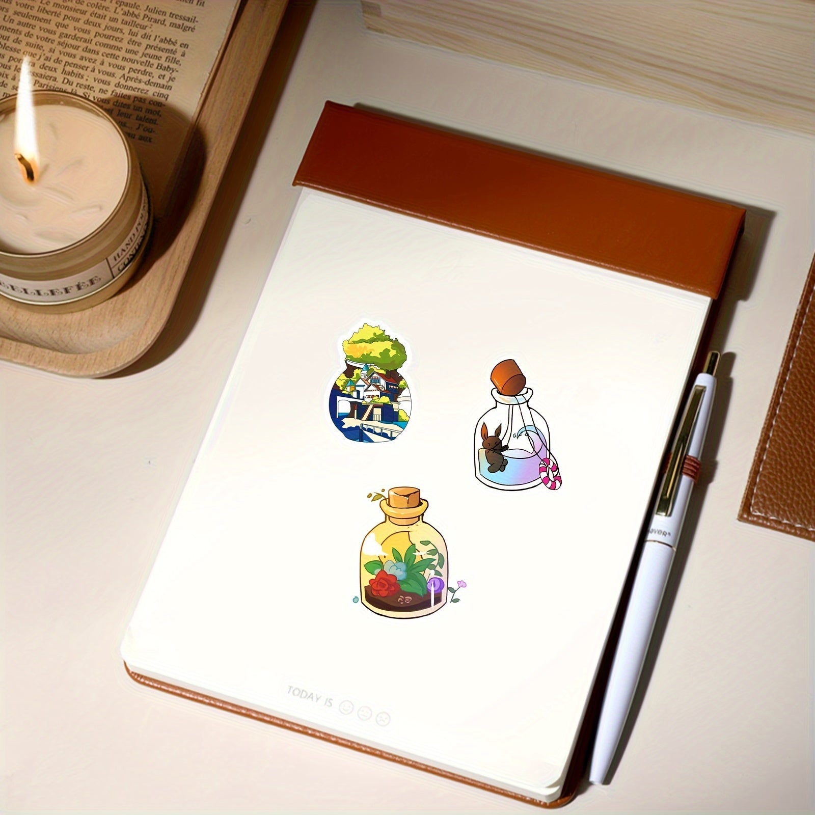 100pcs Cartoon Bottle Graffiti Stickers for Phone Laptop Car