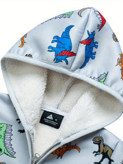 Boys Fleece Hoodie Jacket Baby's Warm Coat