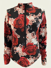 Sexy Long Sleeve V Neck Bodysuit