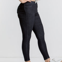 High Rise Skinny Jeans with Pockets